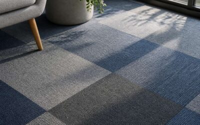 Durable carpet tiles 40cm x 40cm for quick, simple floor upgrades.